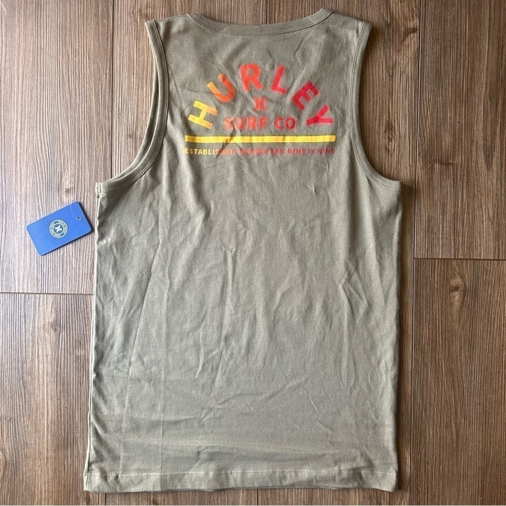Hurley | Graphic Tank in Olive Green (Size Small) - Picture 5 of 9
